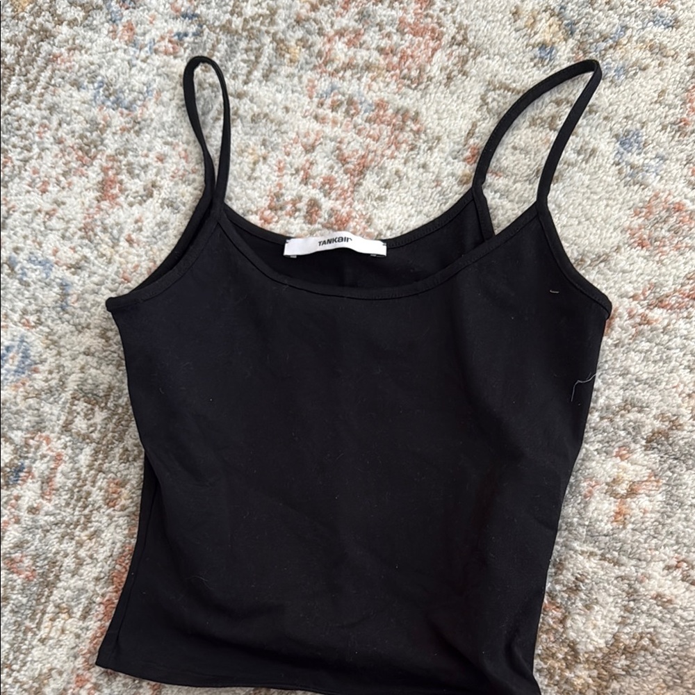 Tank Air Black Tank Top